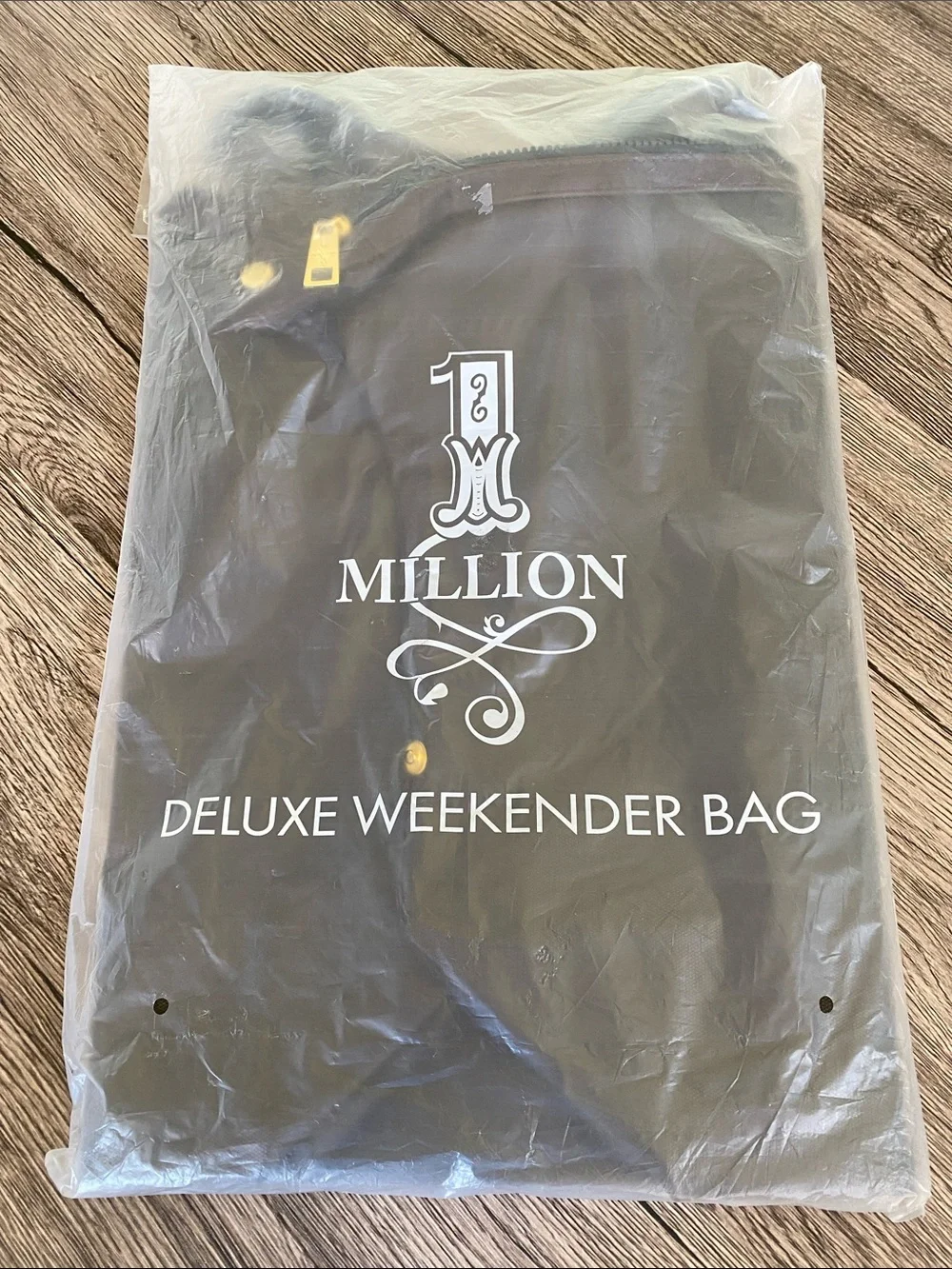 Paco Rabanne One Million Deluxe Unisex Weekender Duffle Bag Brown Brand New